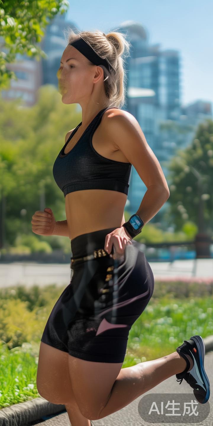 以跑步为例，使用心率监测器可以确保运动强度始终在最